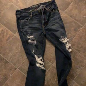 American eagle dark was skinny jeans